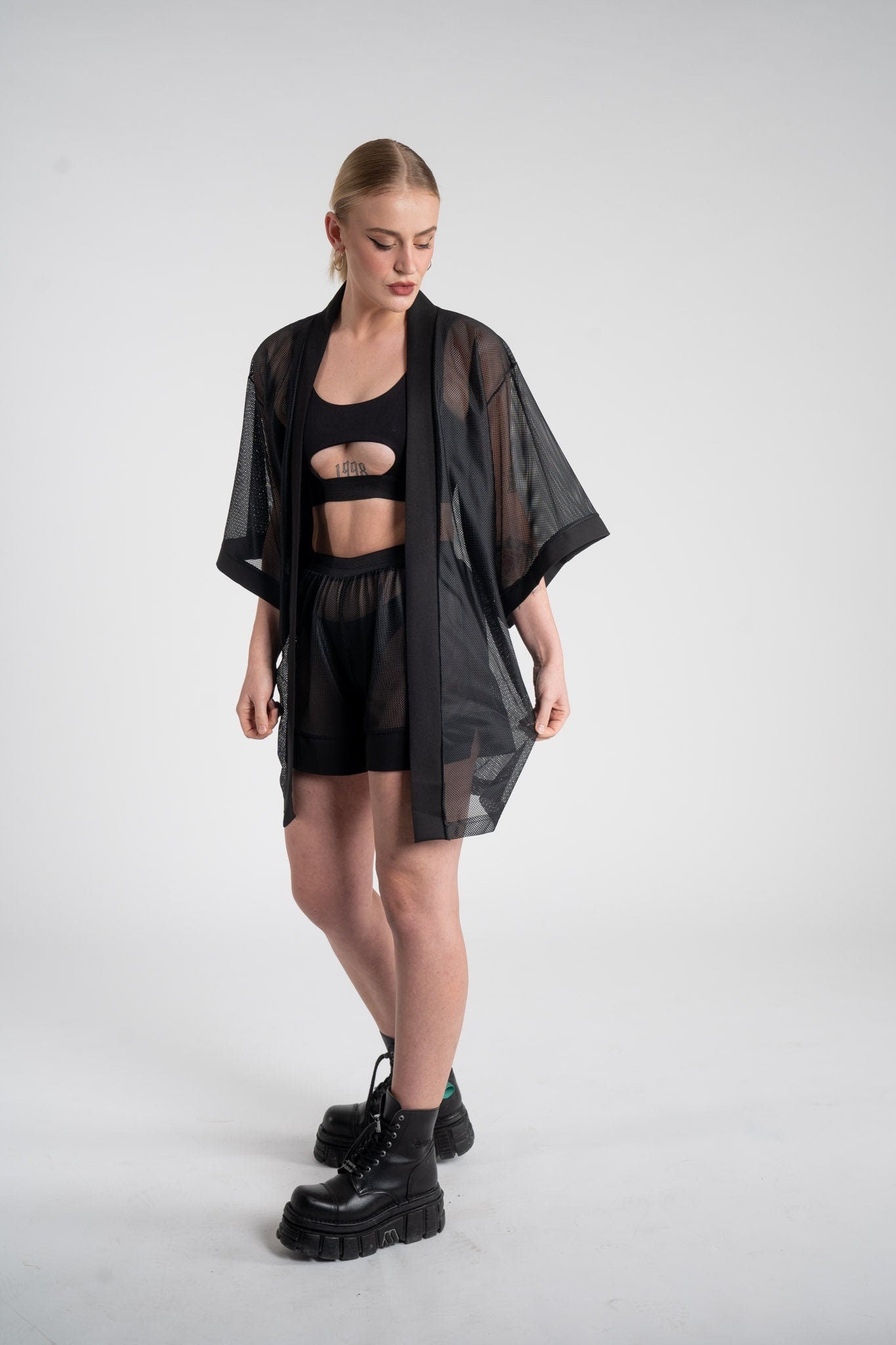 Mesh Kimono